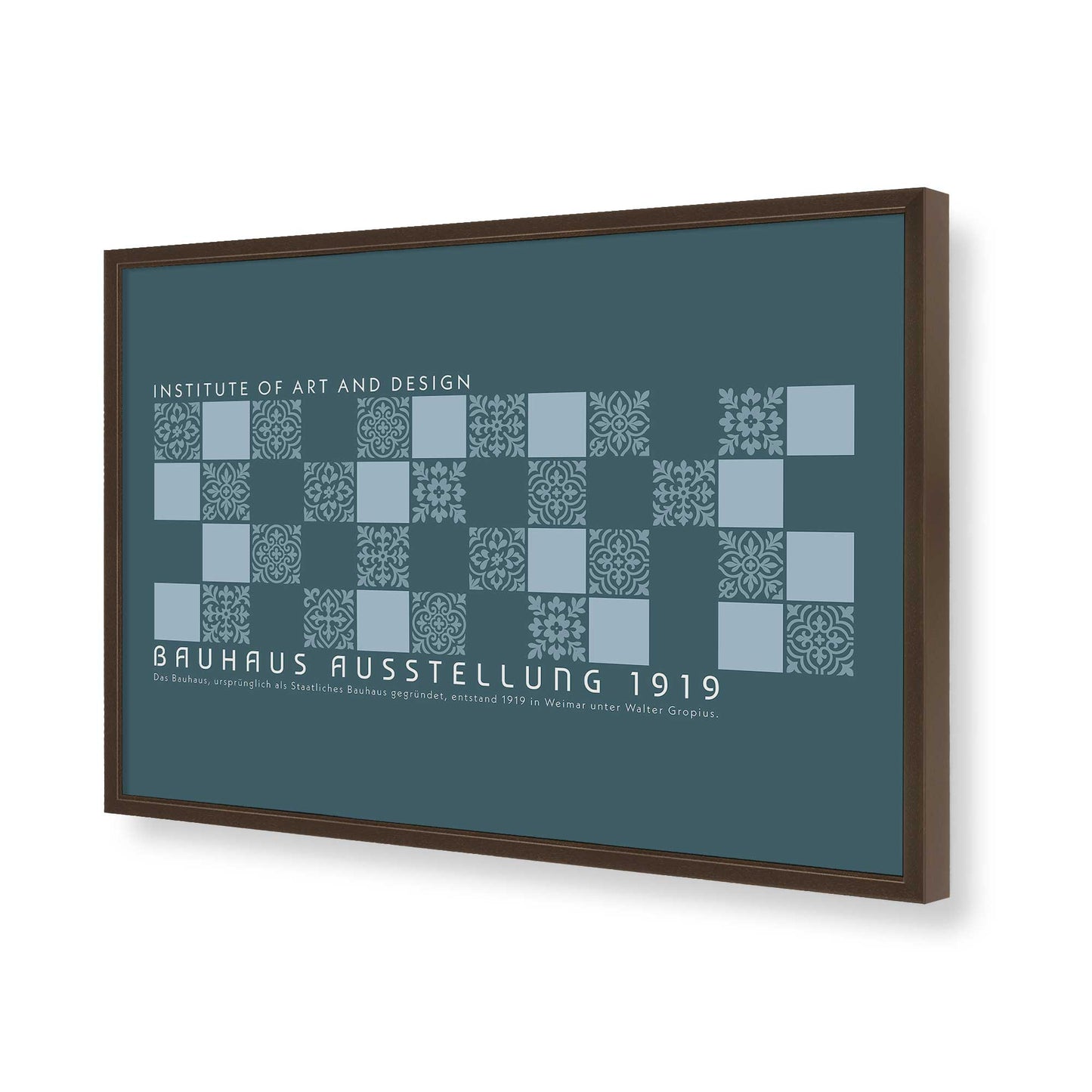 [Color:Belvinder Brown], Picture of art in a Belvinder Brown frame of the corner