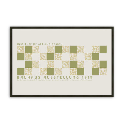 [Color:Satin Black], Picture of art in a Satin Black frame