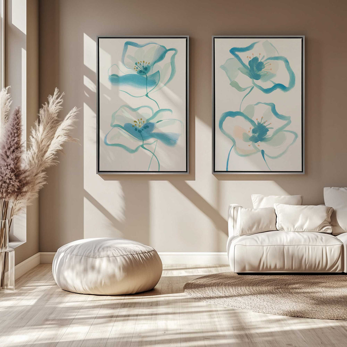 [Color:Walnut], Picture of art in a Walnut frame