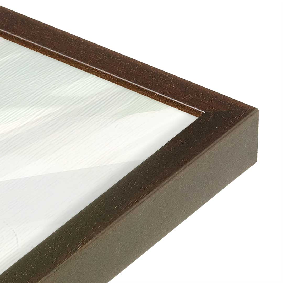 [Color:Belvinder Brown], Picture of art in a Belvinder Brown frame of the corner