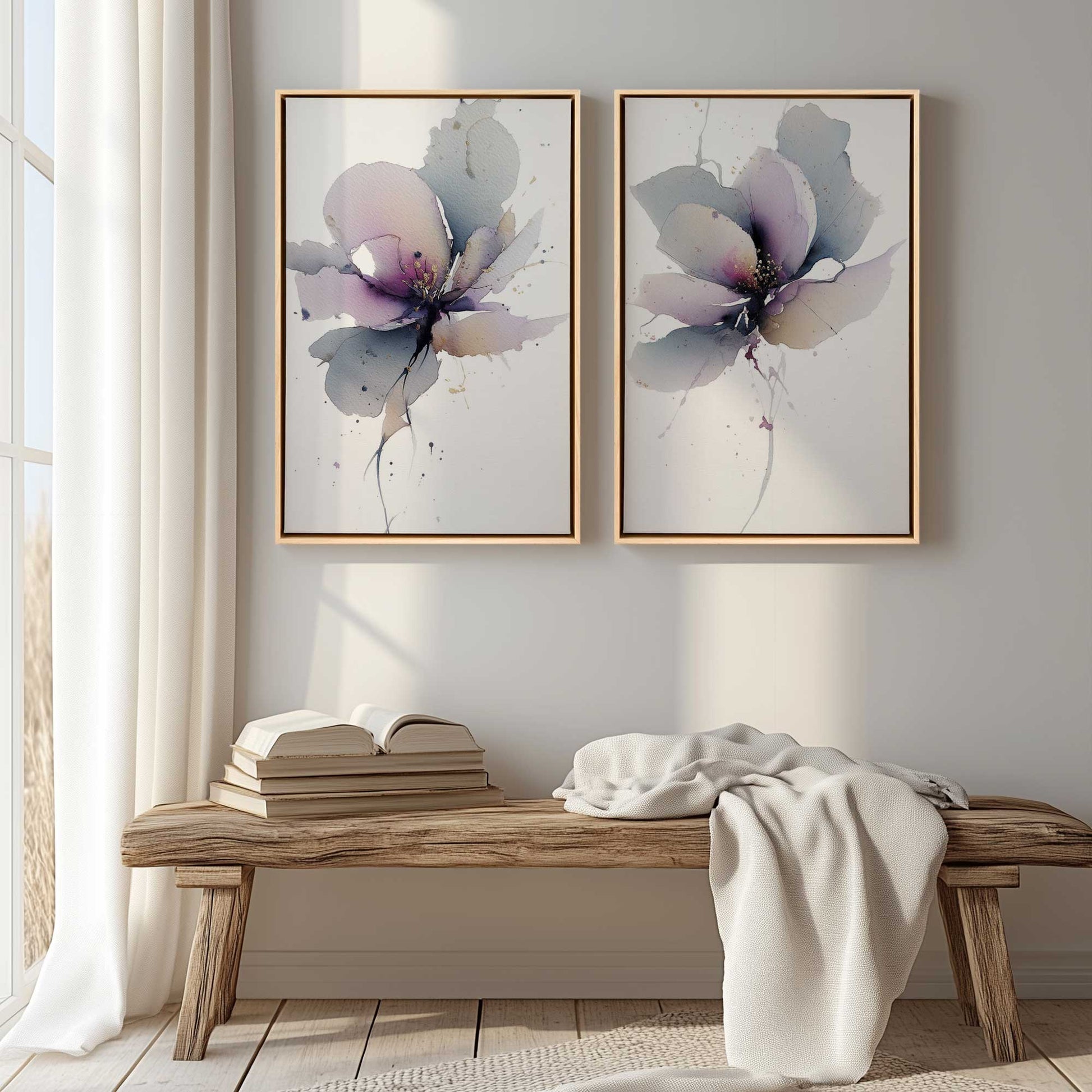[Color:Walnut], Picture of art in a Walnut frame