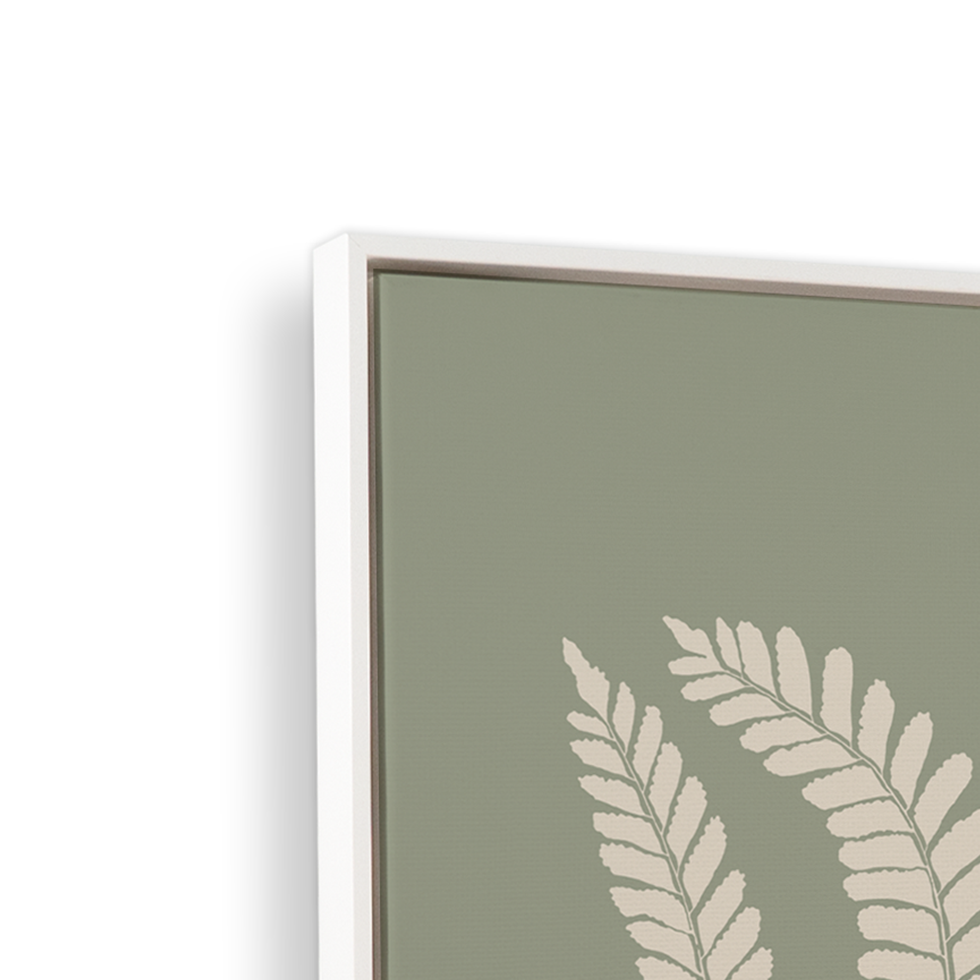 [color:Opaque White], Frame corner detail