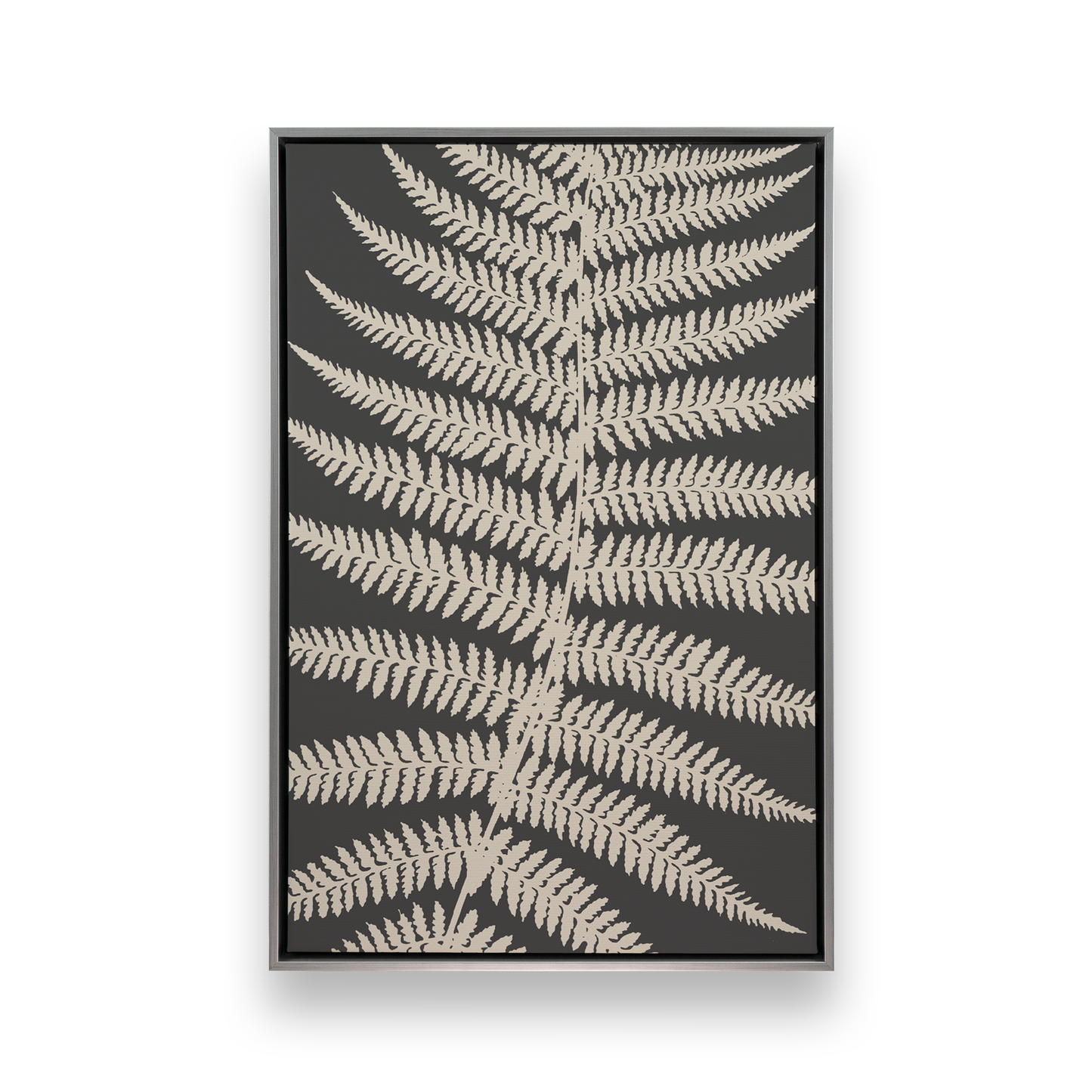 [color:Polished Chrome], Picture of art in a black frame