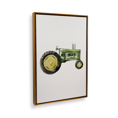 [color:Polished Gold], Picture of art in a black frame at angle