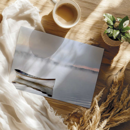 Canoe on the Lake Art Print