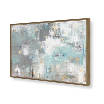 [Color:Brushed Gold], Picture of art in a Brushed Gold frame of the corner