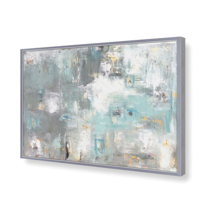 [Color:Polished Chrome], Picture of art in a Polished Chrome frame of the corner