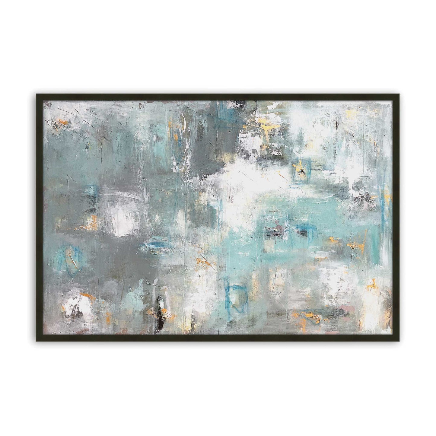 [Color:Satin Black], Picture of art in a Satin Black frame