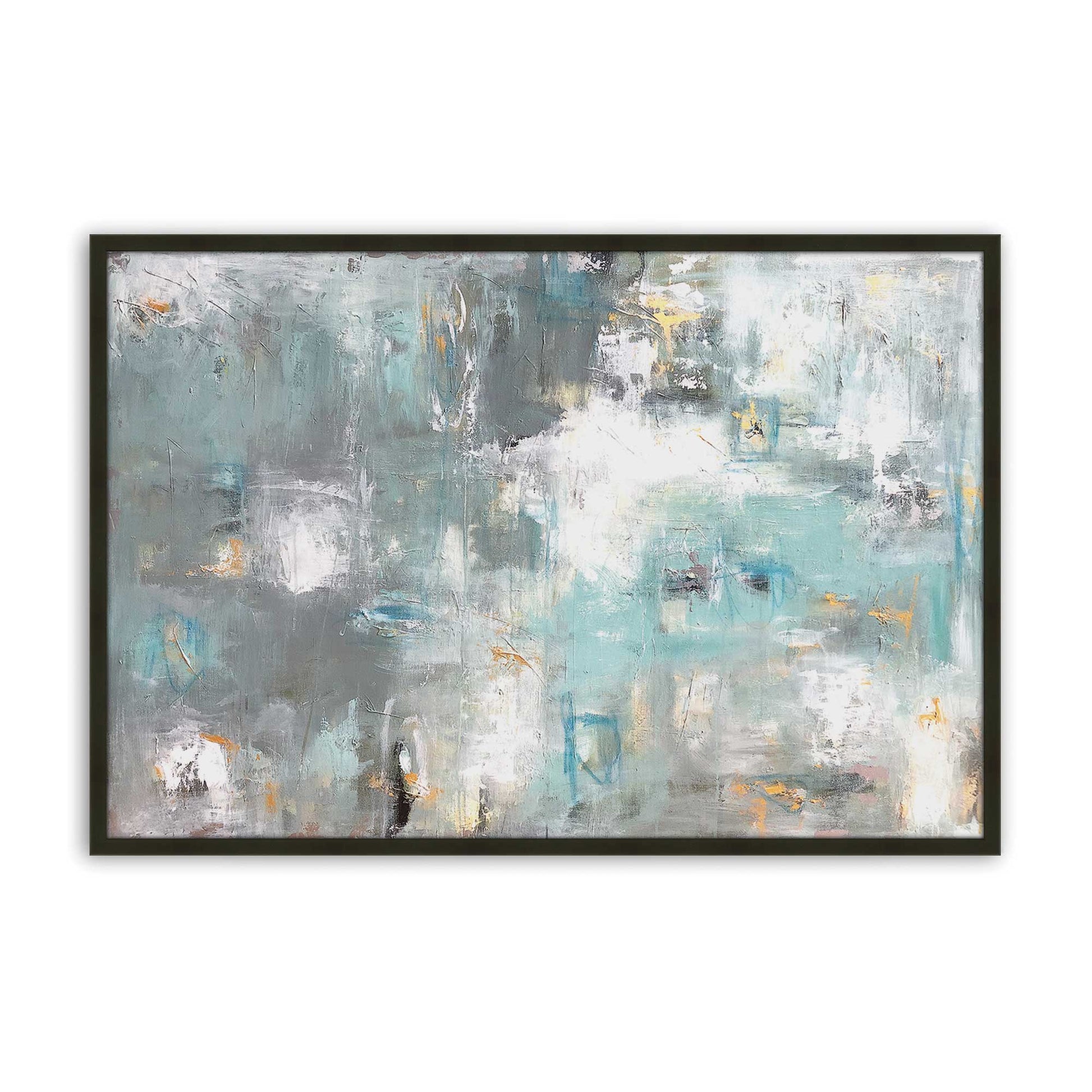 [Color:Satin Black], Picture of art in a Satin Black frame