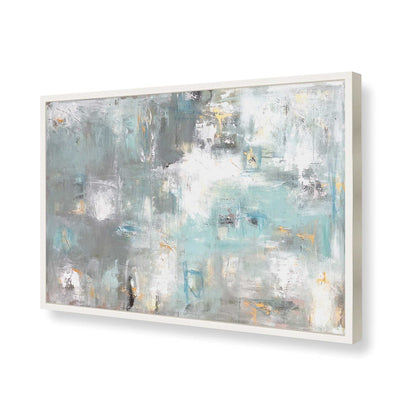 [Color:Opaque White], Picture of art in a Opaque White frame of the corner