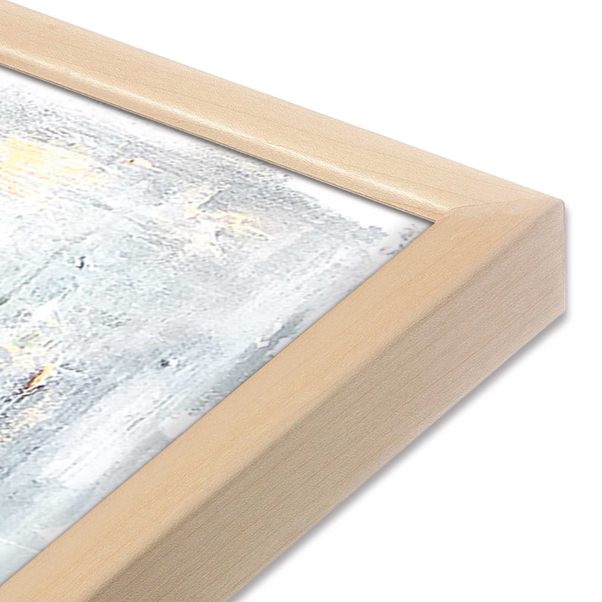 [Color:Raw Maple], Picture of art in a Raw Maple frame at an angle