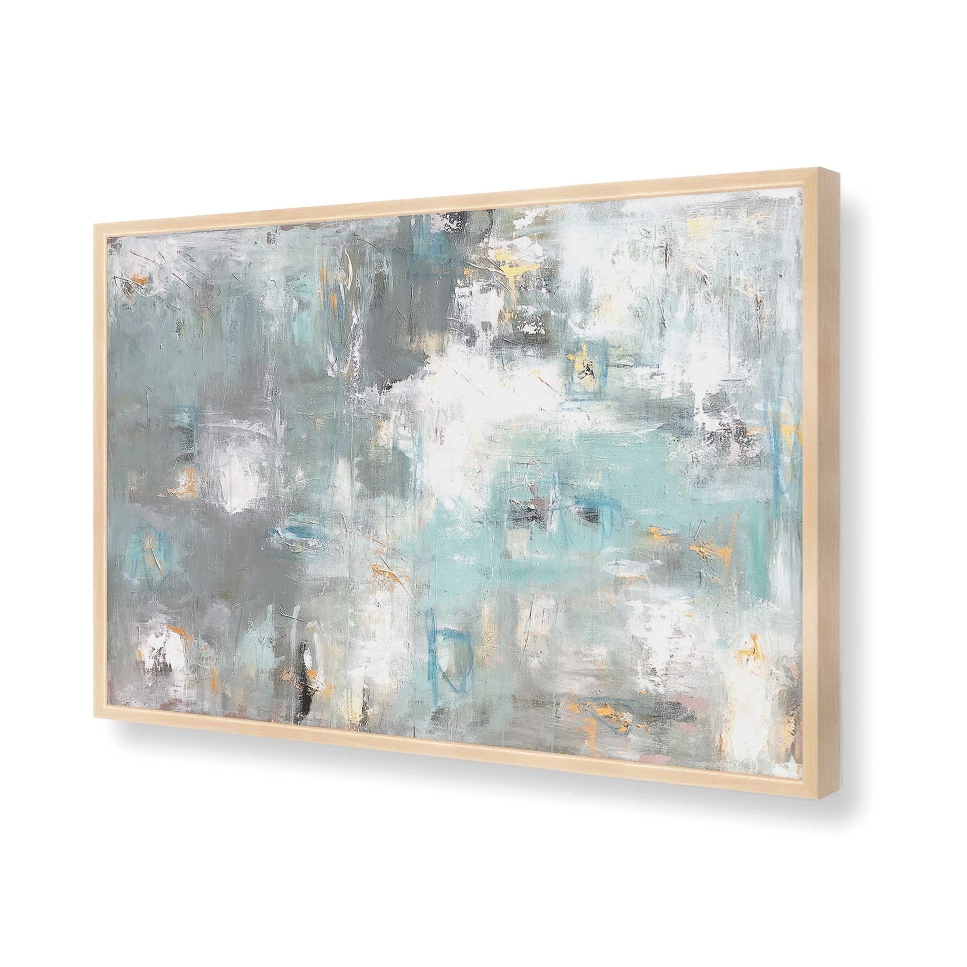 [Color:Raw Maple], Picture of art in a Raw Maple frame of the corner