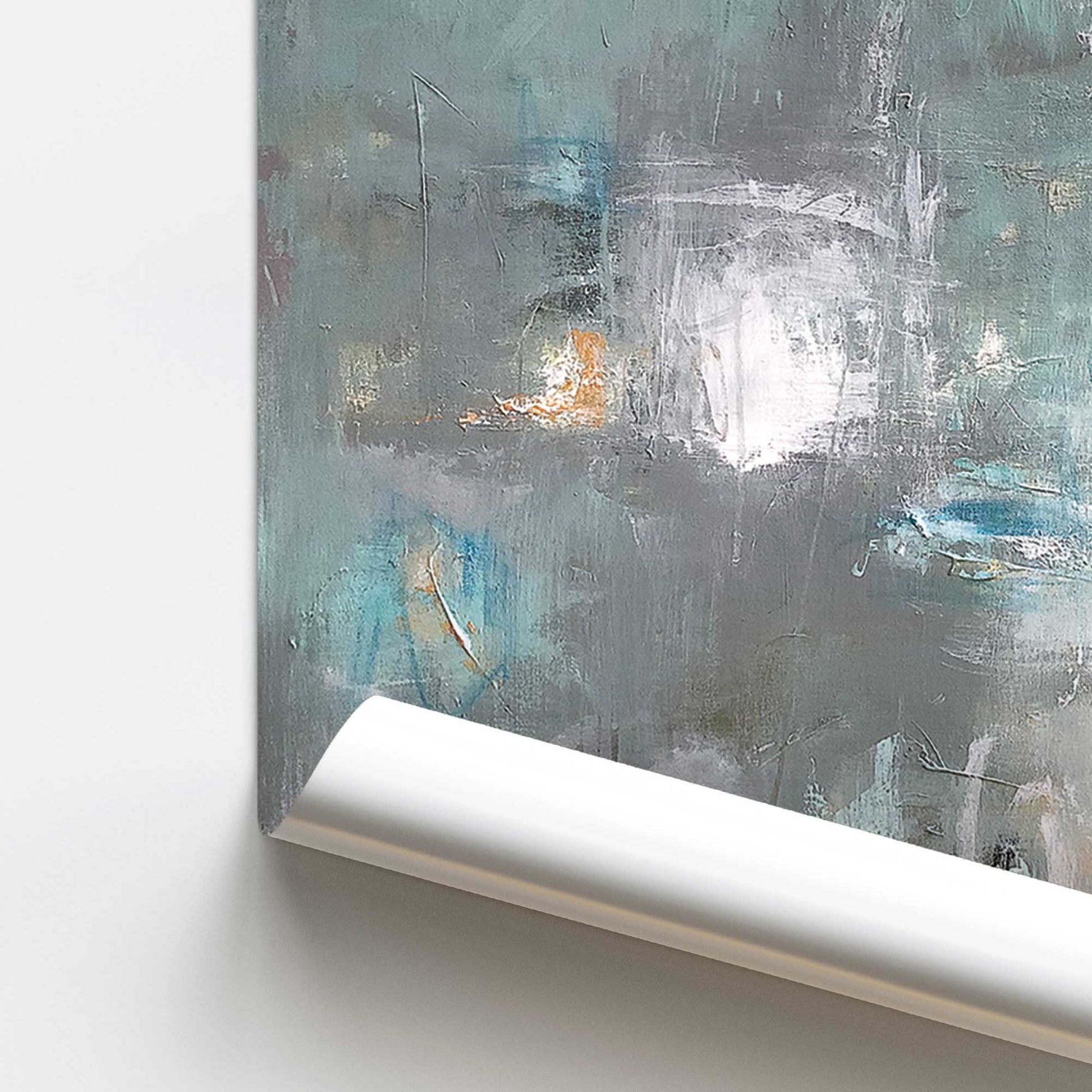 [color:Rolled Print], Picture of close up of art
