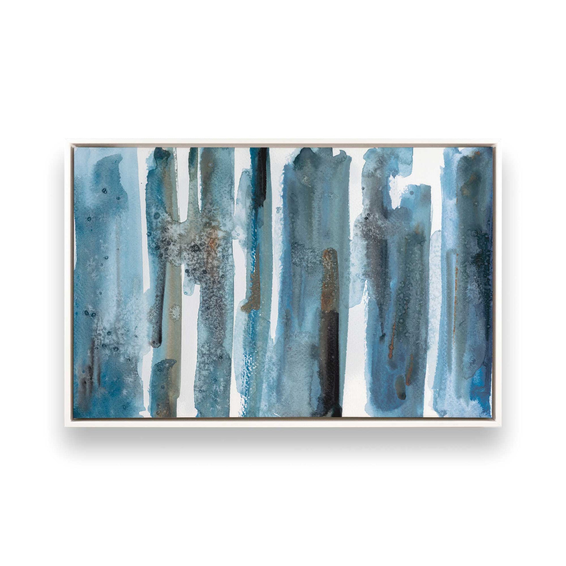 [Color:Opaque White], Picture of art in a White frame