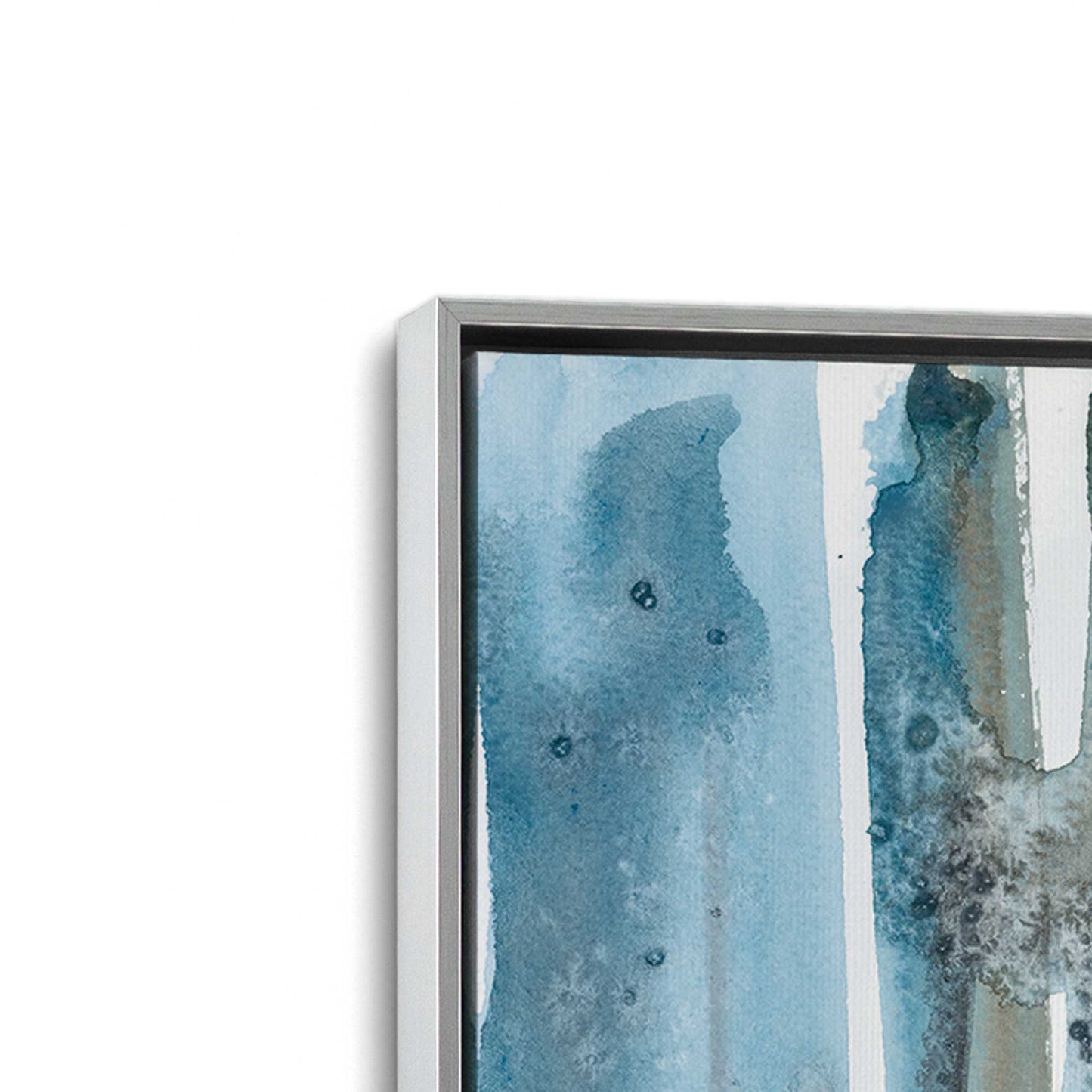 [Color:Polished Chrome], Picture of art in a Polished Chrome frame at an angle