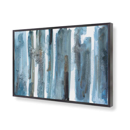 [Color:Weathered Zinc], Picture of art in a Weathered Zinc frame of the corner
