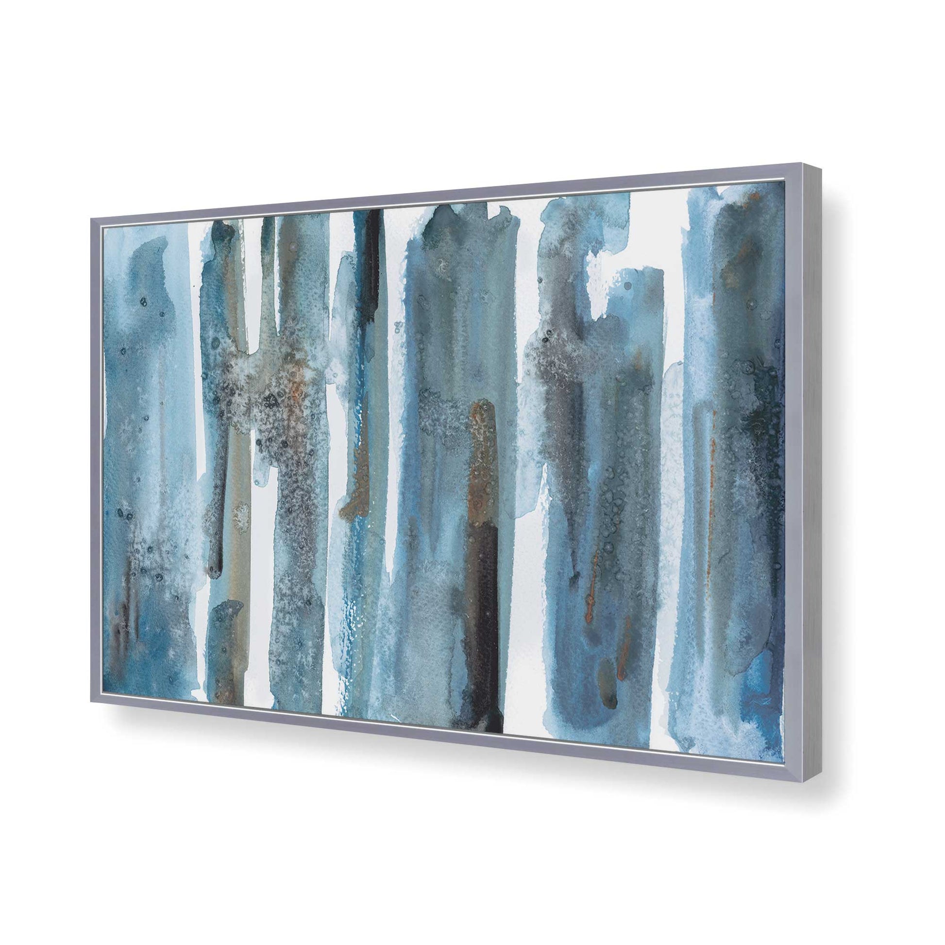 [Color:Polished Chrome], Picture of art in a Polished Chrome frame of the corner