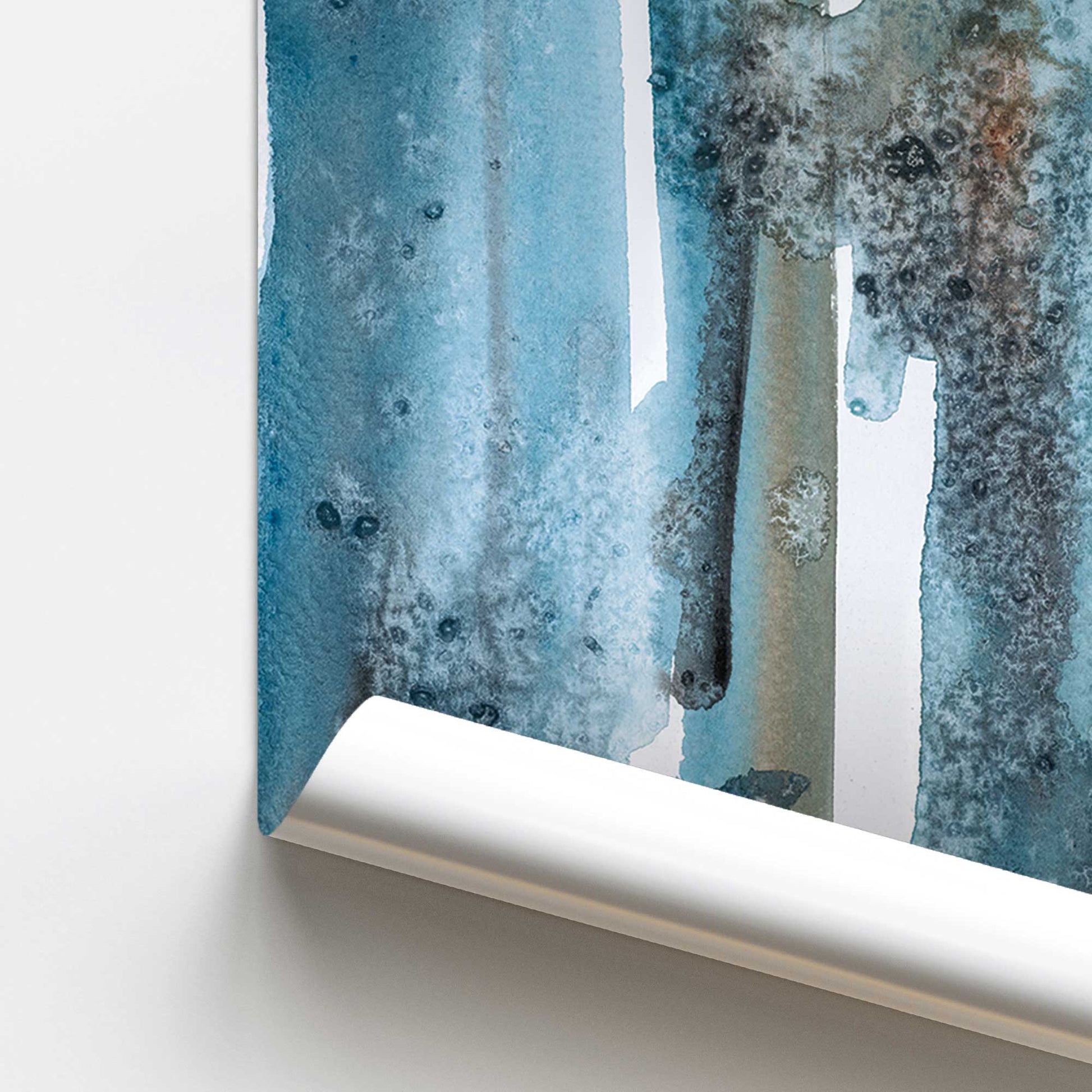 [color:Rolled Print], Picture of close up of art