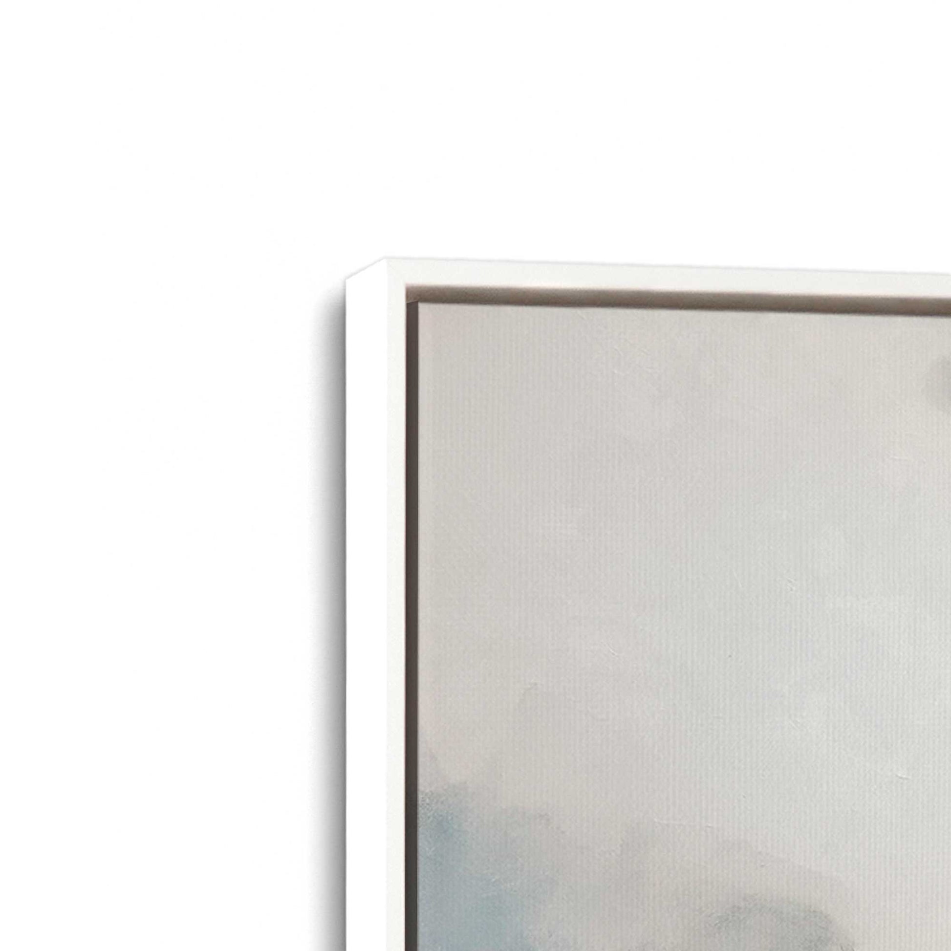 [Color:Opaque White], Picture of art in a White frame at an angle