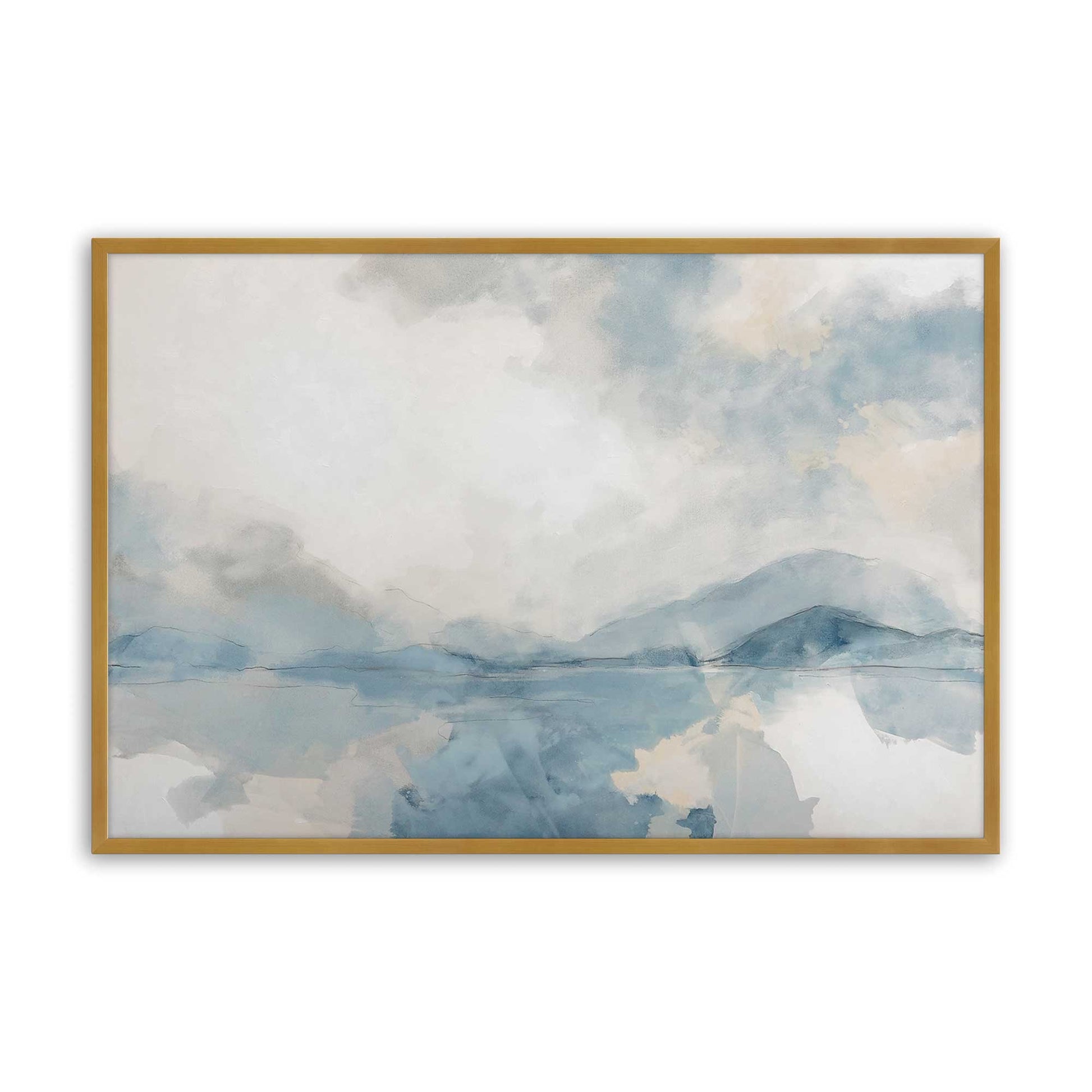 [Color:Polished Gold], Picture of art in a Polished Gold frame