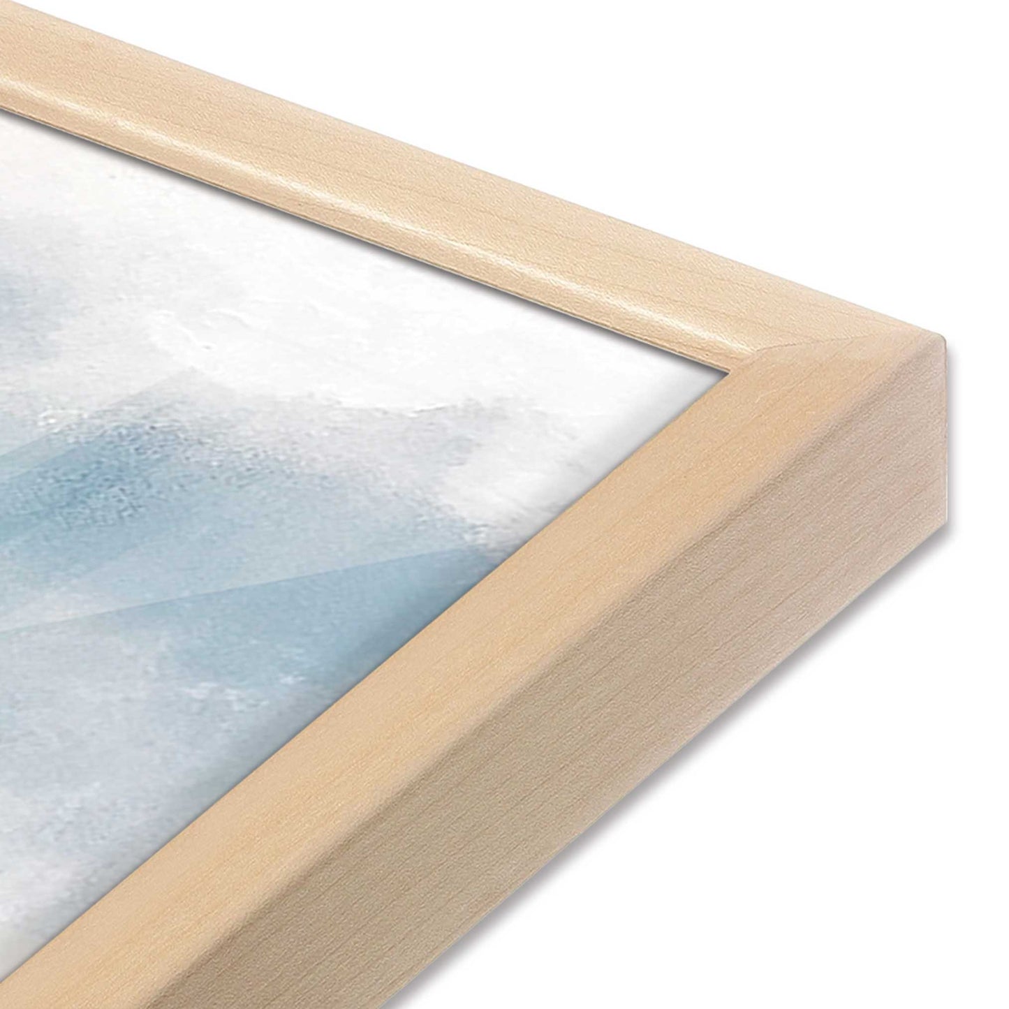 [Color:Raw Maple], Picture of art in a Raw Maple frame at an angle