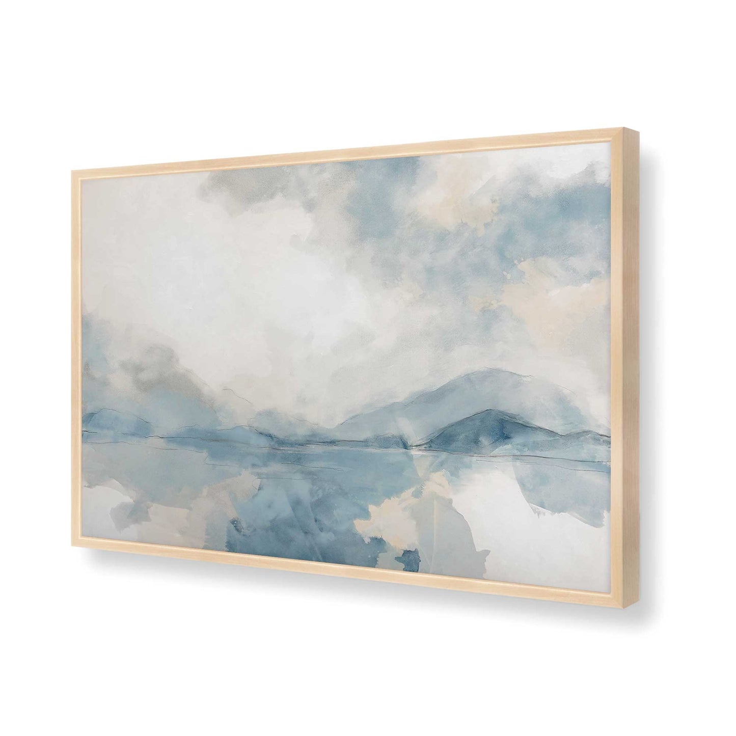 [Color:Raw Maple], Picture of art in a Raw Maple frame of the corner