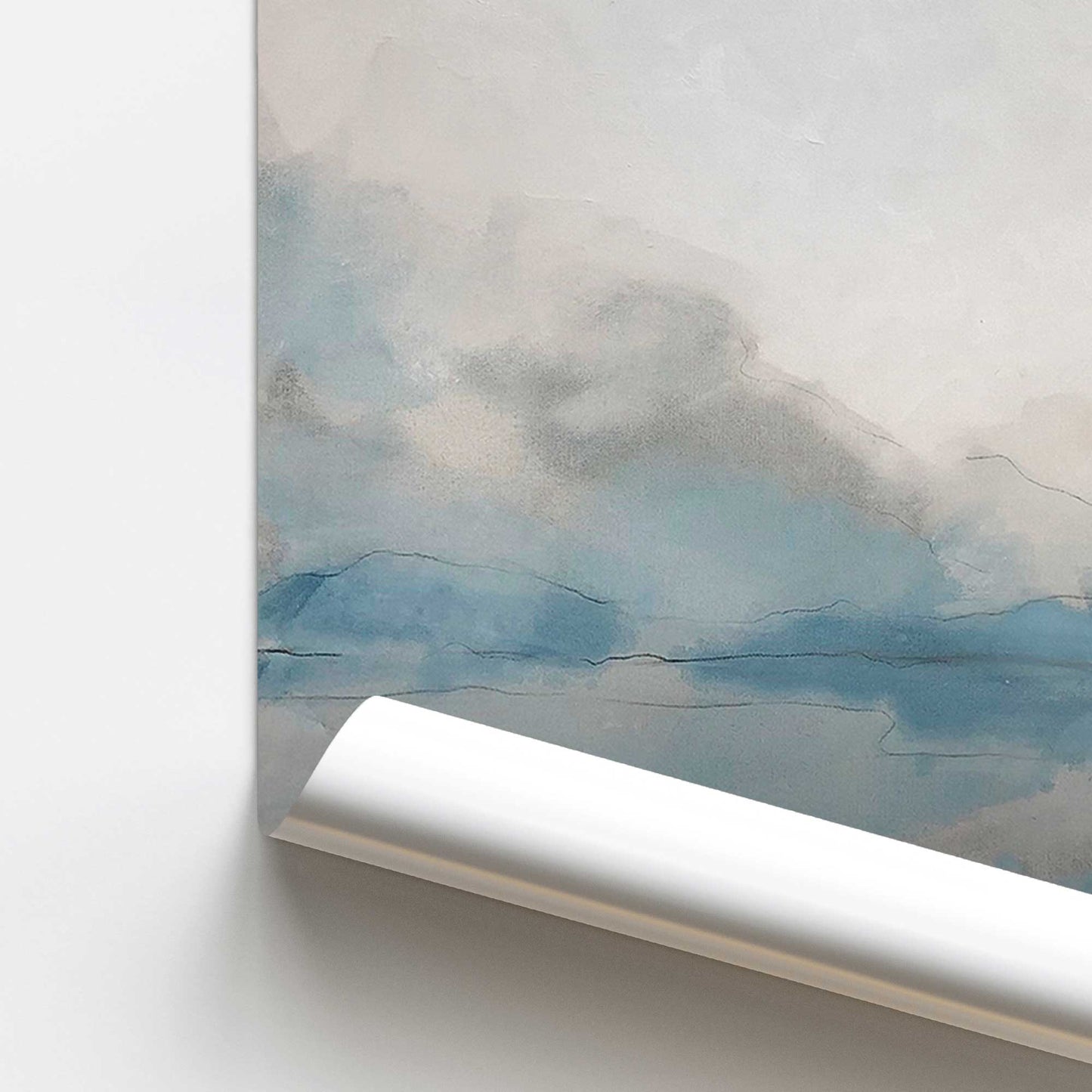 [color:Rolled Print], Picture of close up of art