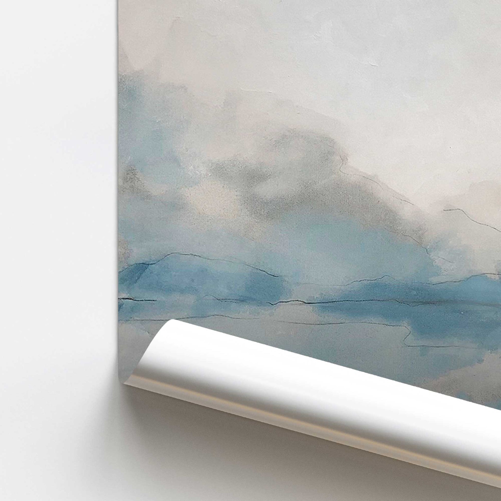 [color:Rolled Print], Picture of close up of art
