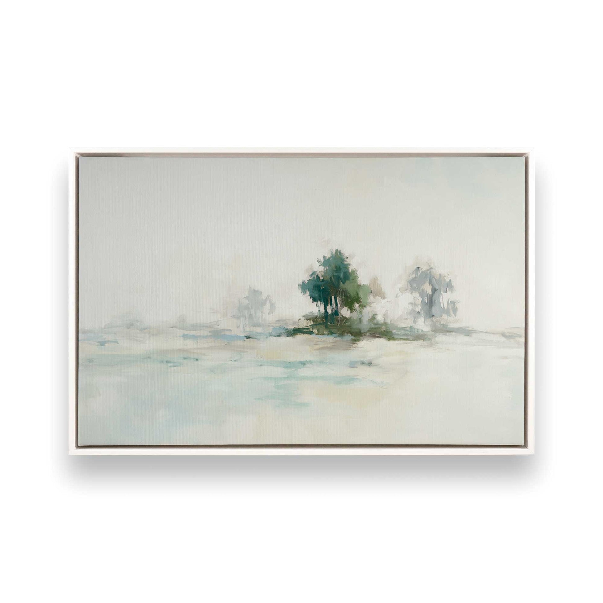 [Color:Opaque White], Picture of art in a White frame