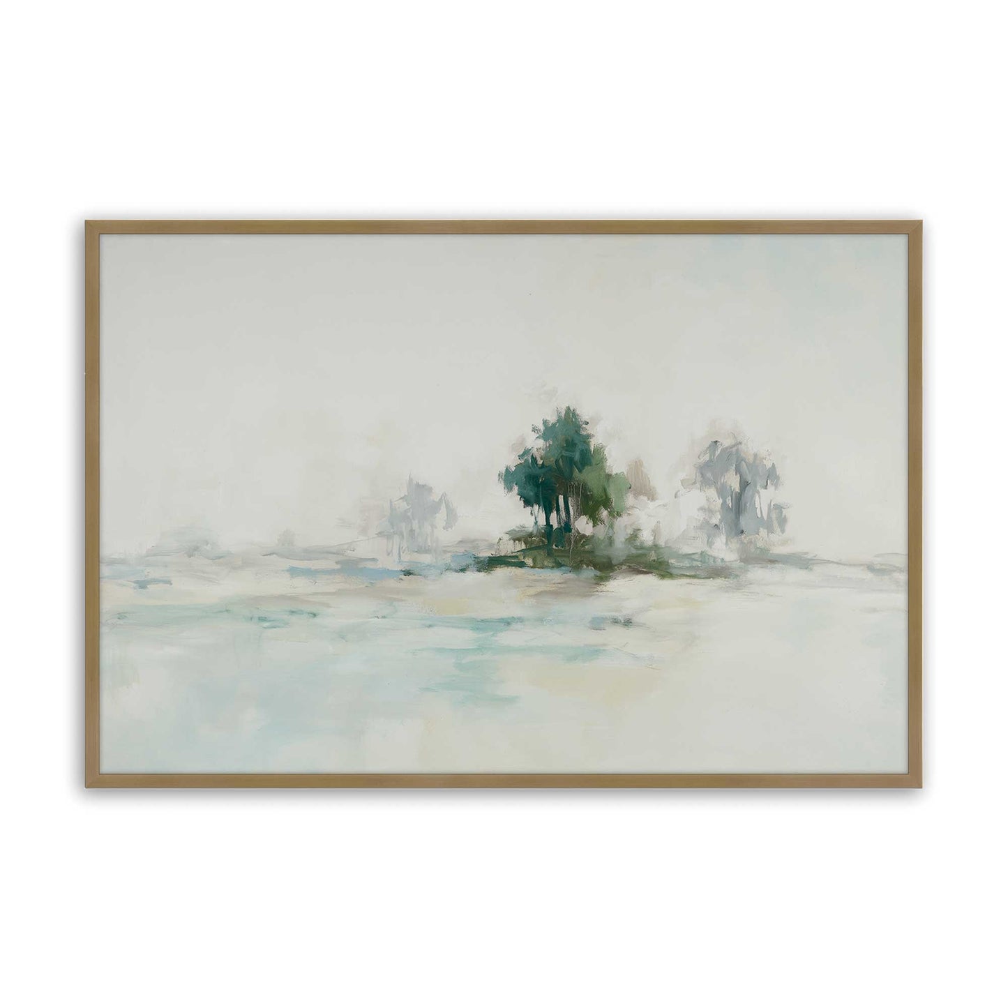 [Color:Brushed Gold], Picture of art in a Brushed Gold frame