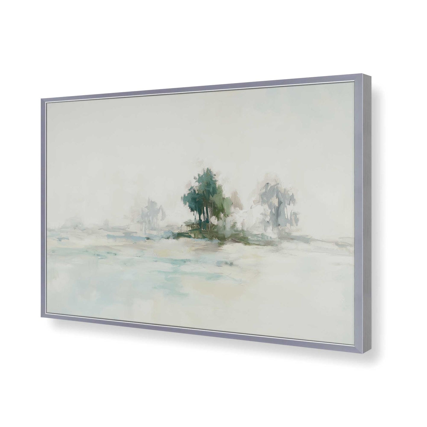 [Color:Polished Chrome], Picture of art in a Polished Chrome frame of the corner