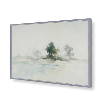 [Color:Polished Chrome], Picture of art in a Polished Chrome frame of the corner