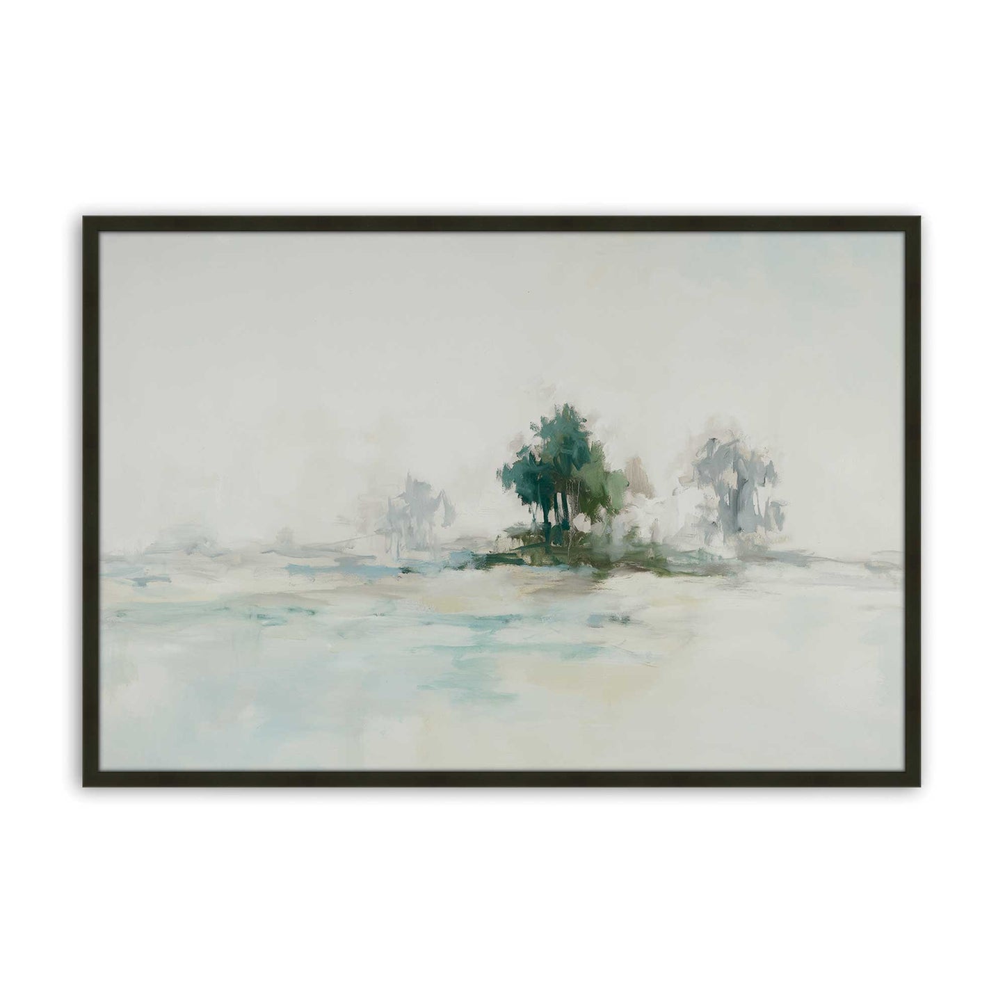 [Color:Satin Black], Picture of art in a Satin Black frame