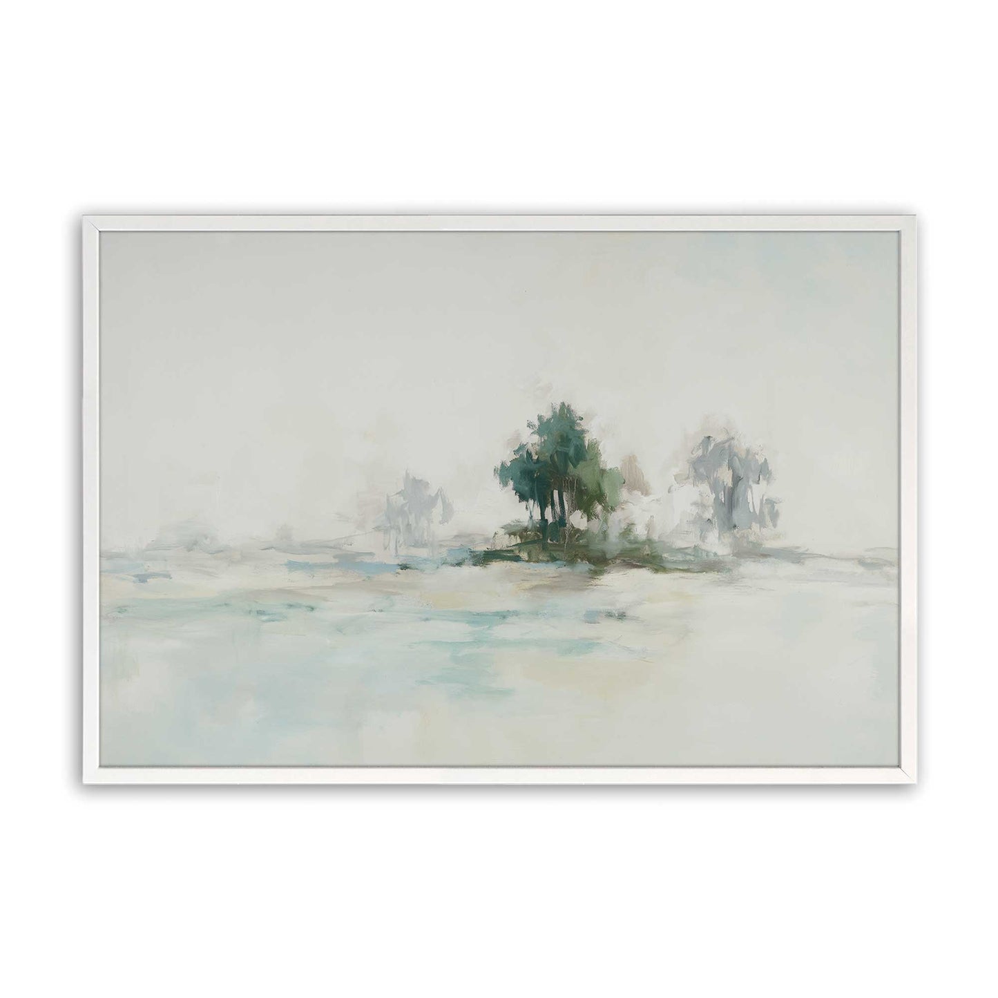 [Color:Opaque White], Picture of art in a Opaque White frame