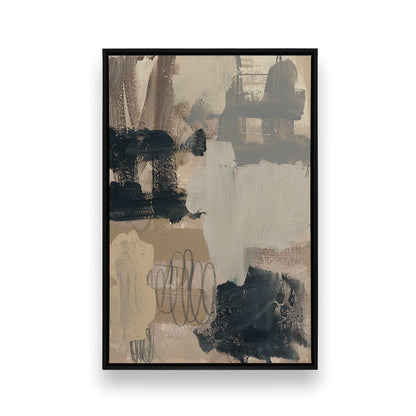 [Color:Satin Black], Picture of art in a Satin Black frame