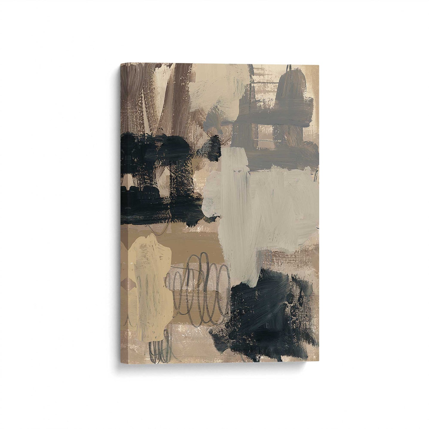 [Color:Stretched Canvas], Picture of art at an angle