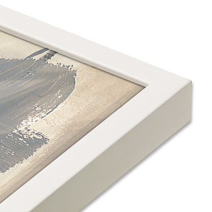 [Color:Opaque White], Picture of art in a Opaque White frame at an angle