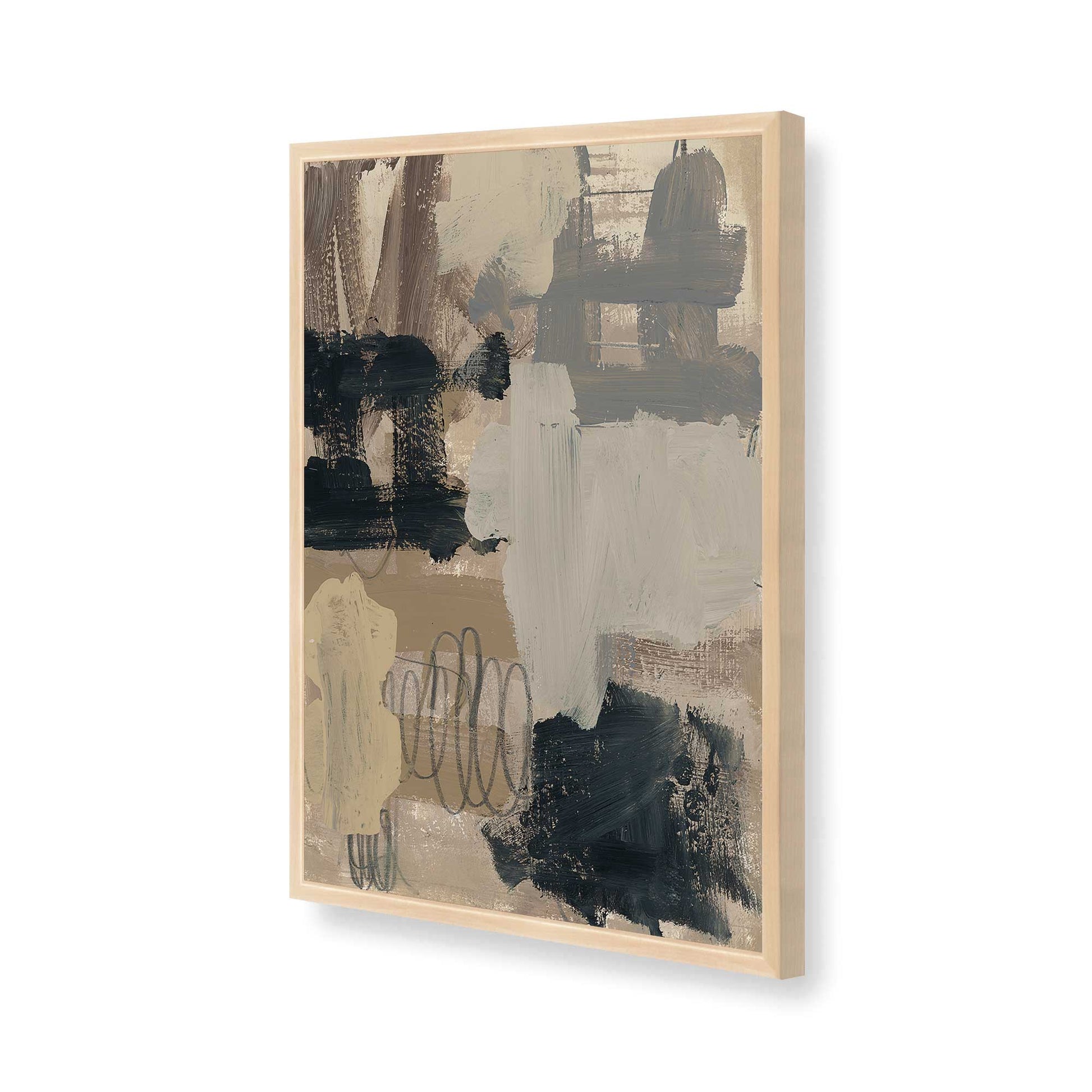 [Color:Raw Maple], Picture of art in a Raw Maple frame of the corner