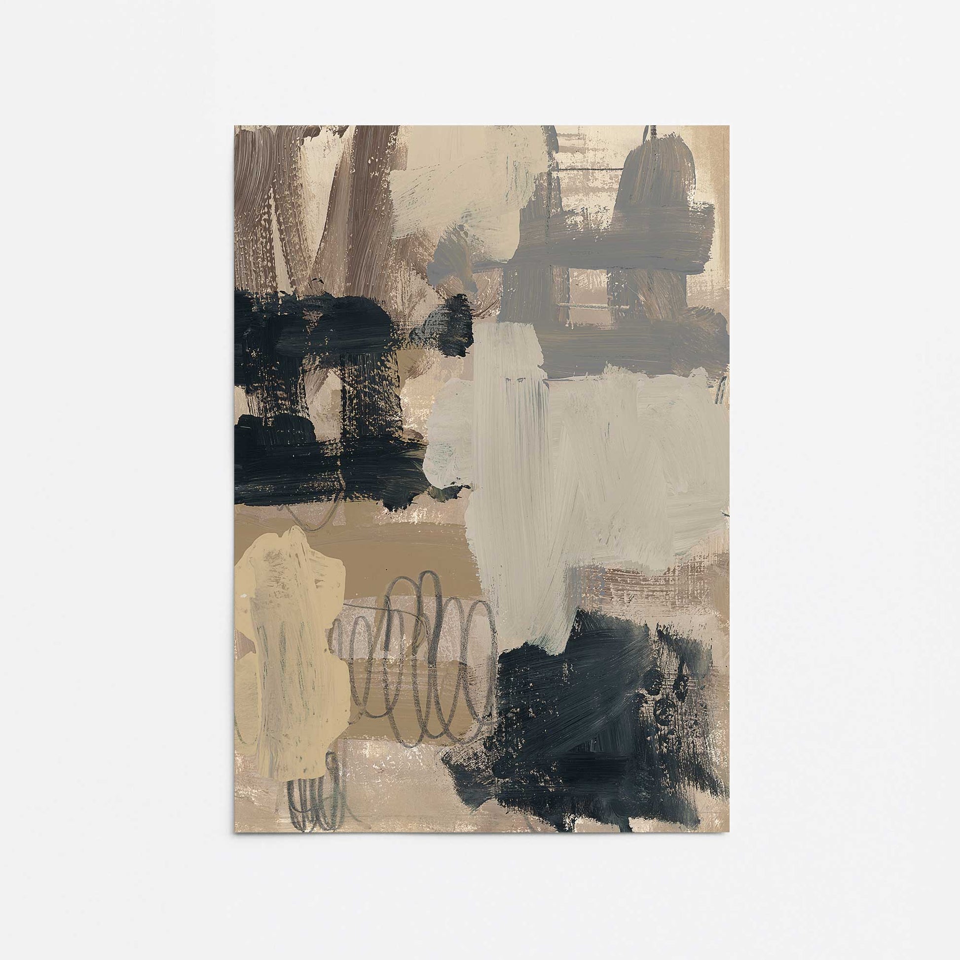 [color:Rolled Print], Picture of close up of art