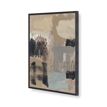 [Color:Weathered Zinc], Picture of art in a Weathered Zinc frame of the corner
