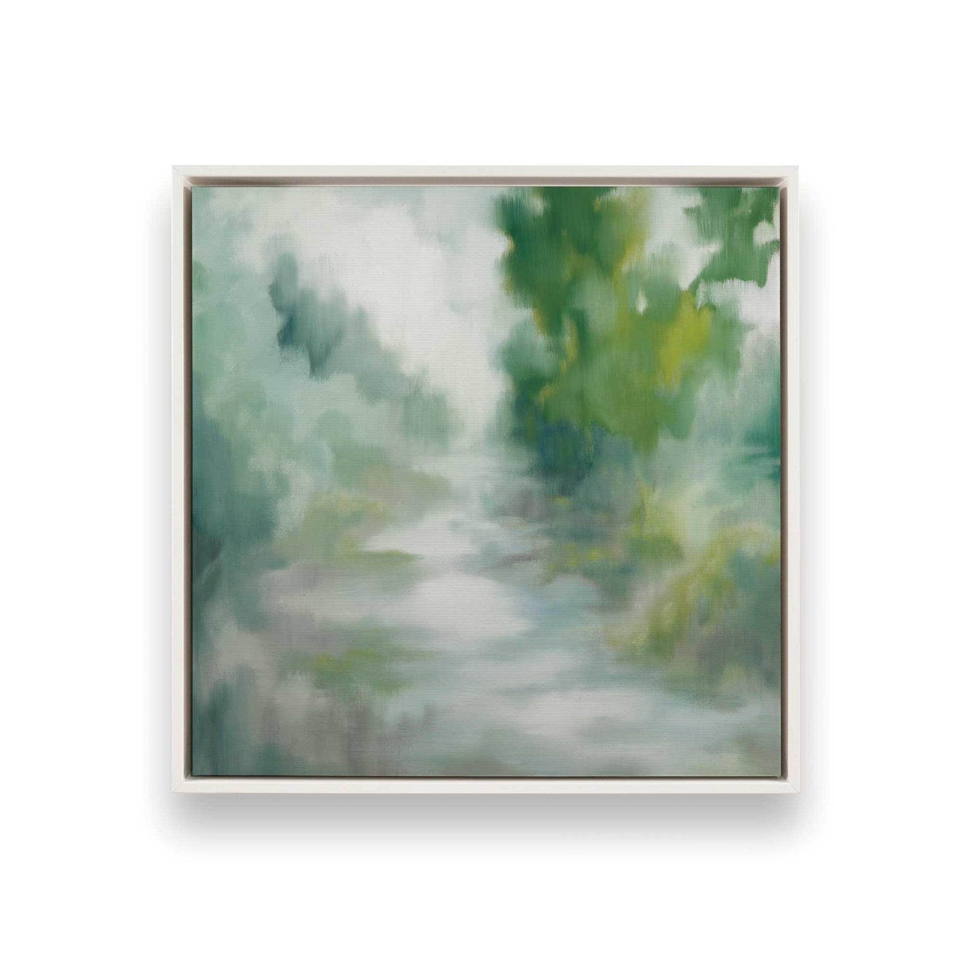 [Color:Opaque White], Picture of art in a White frame