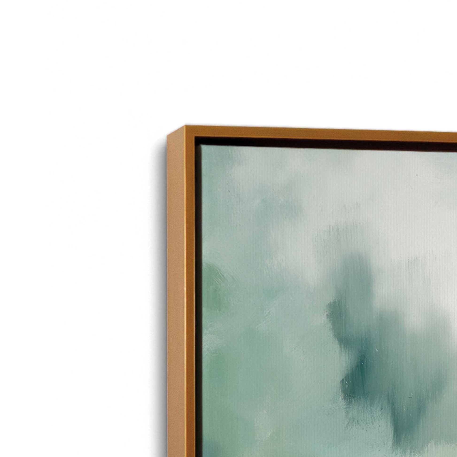 [Color:Polished Gold], Picture of art in a Polished Gold frame at an angle