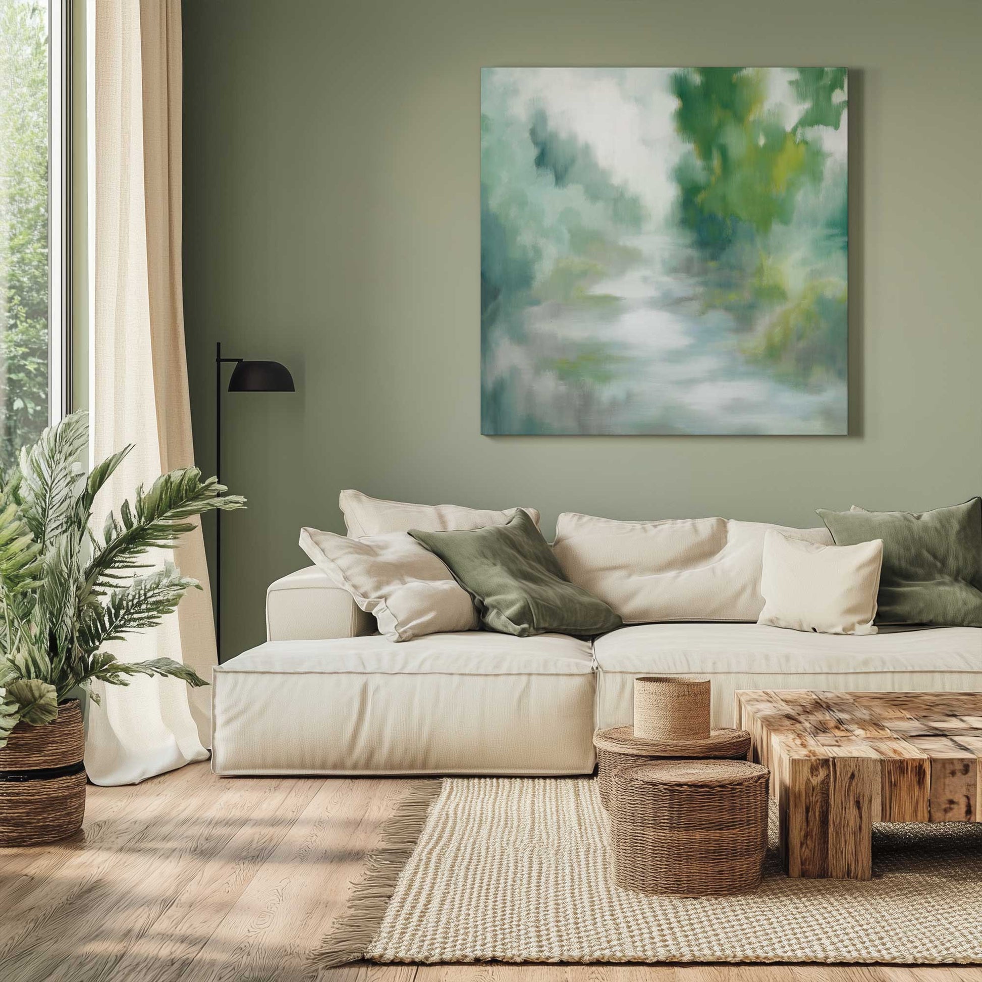 Picture of art in a room