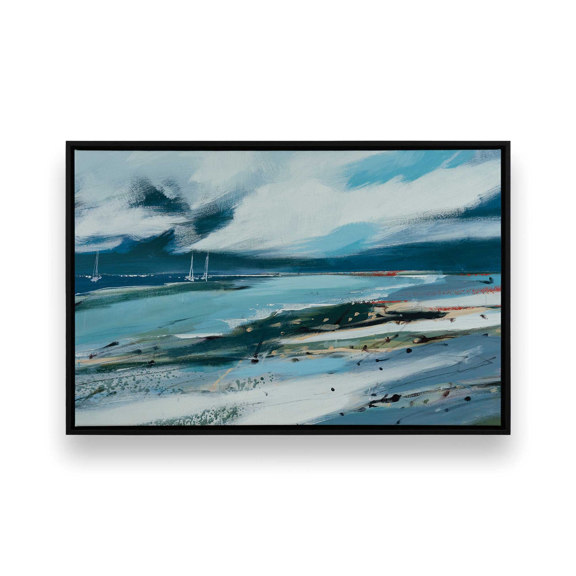 [Color:Satin Black], Picture of art in a Satin Black frame