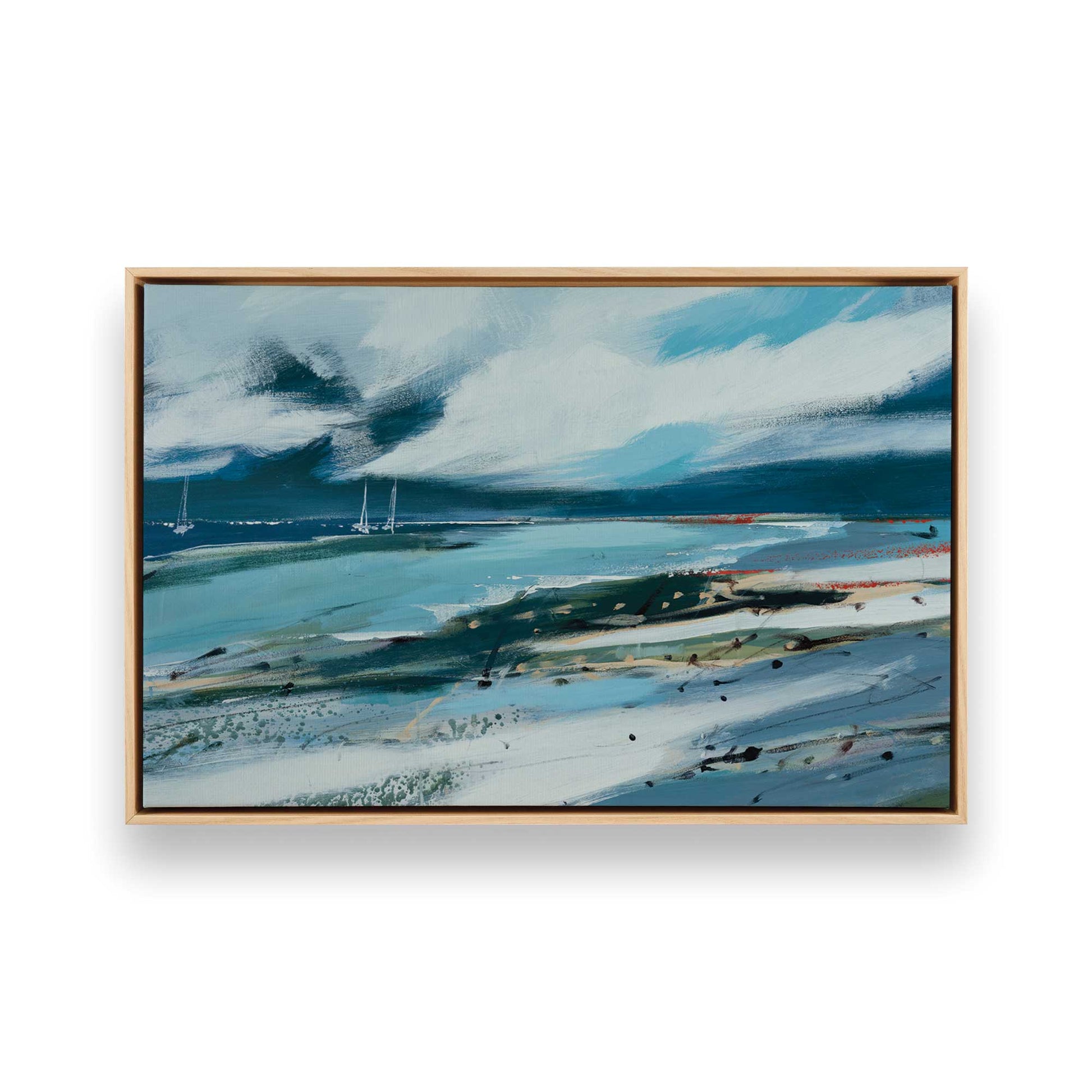 [Color:American Maple], Picture of art in a American Maple frame