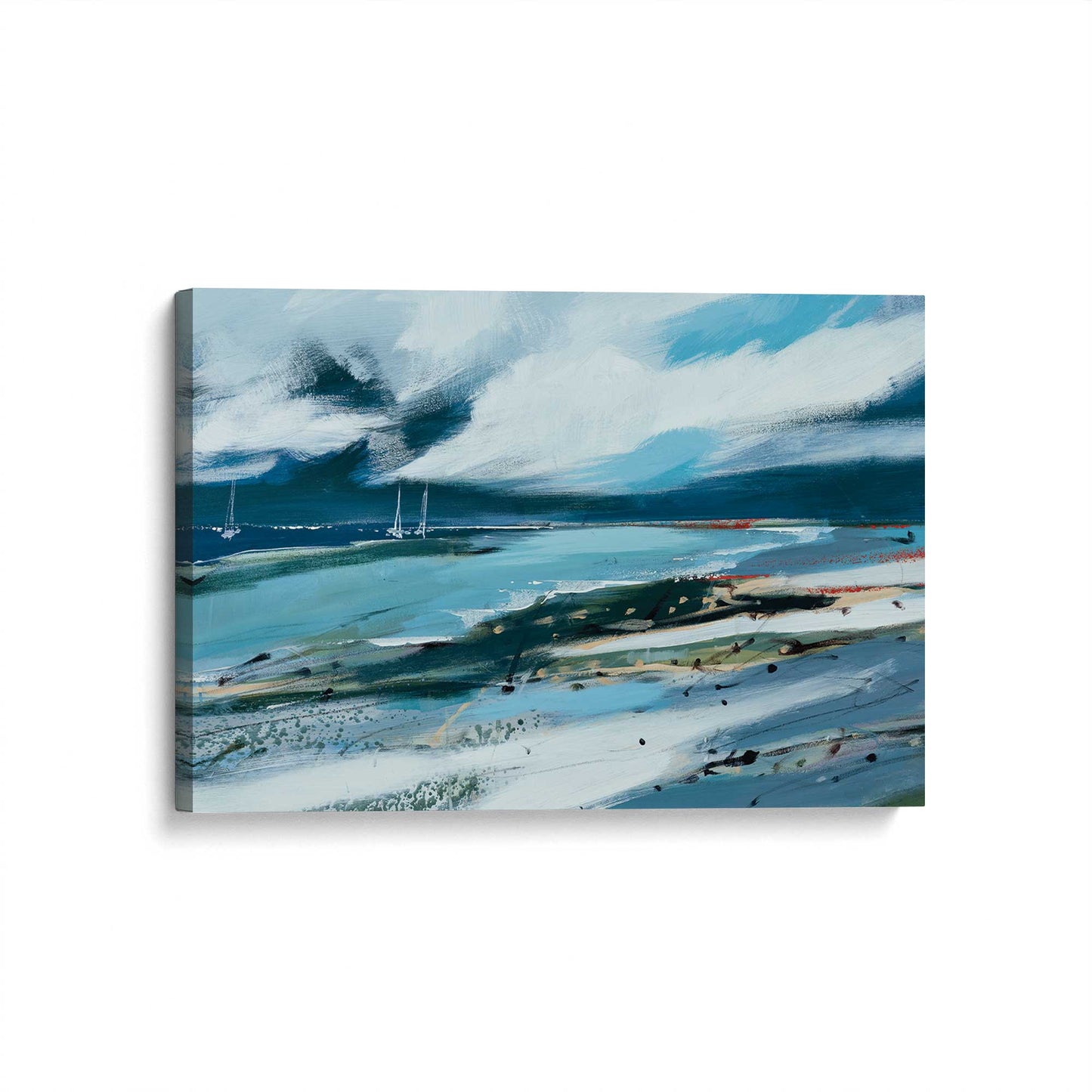 [Color:Stretched Canvas], Picture of art at an angle