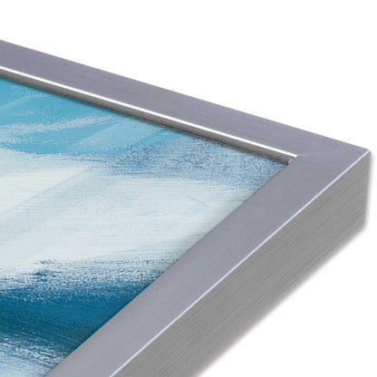 [Color:Polished Chrome], Picture of art in a Polished Chrome frame at an angle