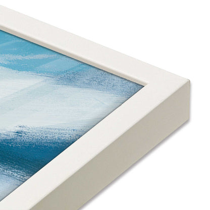 [Color:Opaque White], Picture of art in a Opaque White frame at an angle