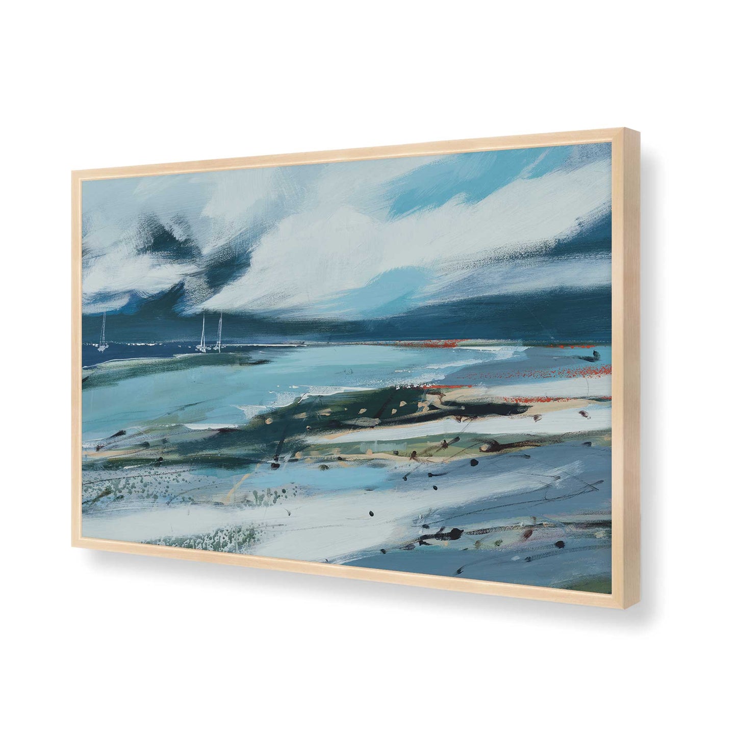 [Color:Raw Maple], Picture of art in a Raw Maple frame of the corner