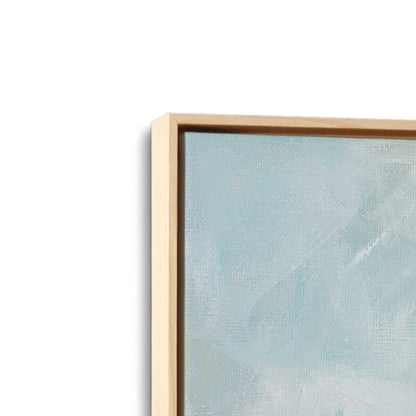 [Color:American Maple], Picture of art in a American Maple frame at an angle
